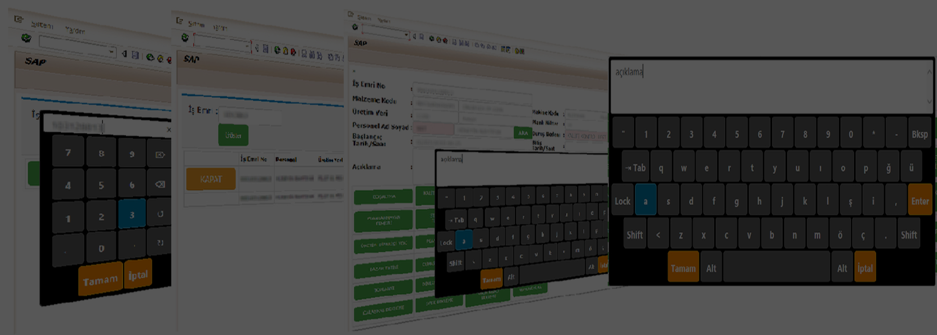 SAP Virtual Keypad